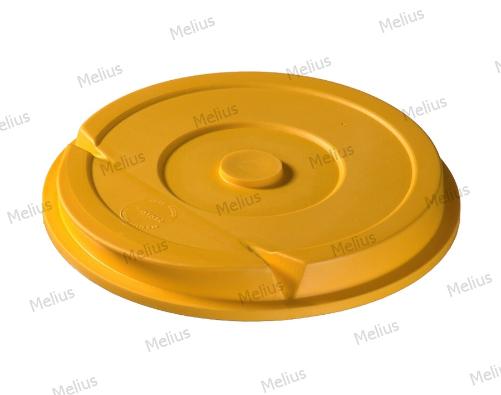 Пластиковая крышка для тарелки для основного блюда, цвет желтый